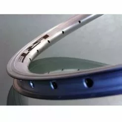 BIKE&CO Hinterrad Hohlkammerfelge Silber 28 Zoll Schraubkranz