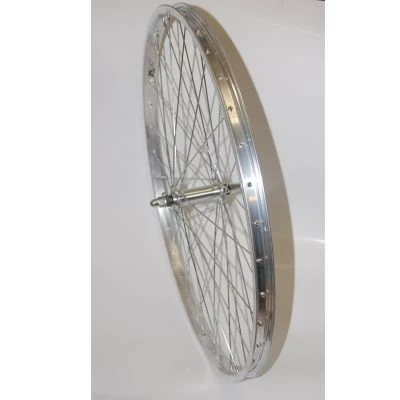 BIKE&CO Laufradsatz 26 Zoll Alu Kastenfelge Silber Vollachse 1 BIKE&CO Laufradsatz 26 Zoll Alu Kastenfelge Silber Vollachse