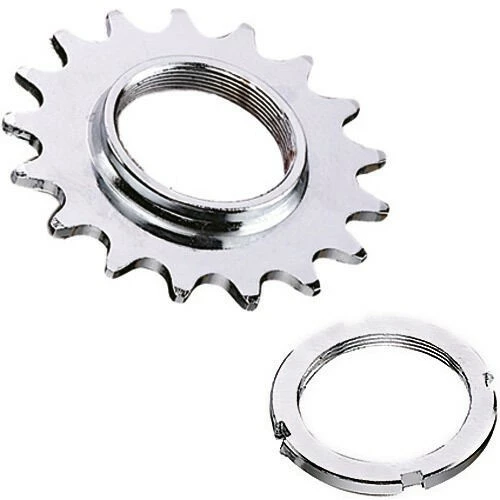 POINT Schraub-Zahnkranz 1/8", Singlespeed, Verchromt Doppelt Getempert, Mit BSA Gewinde 1 POINT Schraub-Zahnkranz 1/8", Singlespeed, Verchromt Doppelt Getempert, Mit BSA Gewinde