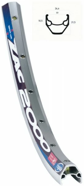 BIKE&CO RYDE Hinterrad 28 Zoll Rigida ZAC 2000 Silber Shimano RM70 8/9/10- Fach Silber 1 BIKE&CO RYDE Hinterrad 28 Zoll Rigida ZAC 2000 Silber Shimano RM70 8/9/10- Fach Silber