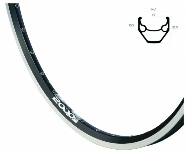 BIKE&CO RYDE Vorderrad 26 Zoll Rigida ZAC 2000 Mit Nabendynamo Schwarz DHC30003NNAL 1 BIKE&CO RYDE Vorderrad 26 Zoll Rigida ZAC 2000 Mit Nabendynamo Schwarz DHC30003NNAL