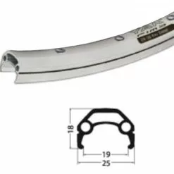 BIKE&CO Schürmann Vorderrad Silber 28 Zoll Alu Silber