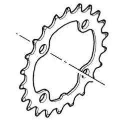 Shimano Kettenblatt Deore FC-M533 26 Zähne 64 Mm