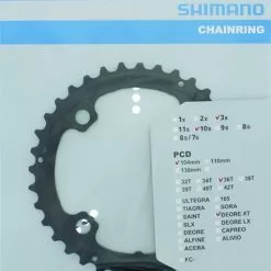 Shimano Kettenblatt Deore XT FC-T781 36 Zähne Y1MP98020
