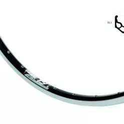 BIKE&CO Vorderrad 28 Zoll Schwarz - Nabendynamo DH3N30