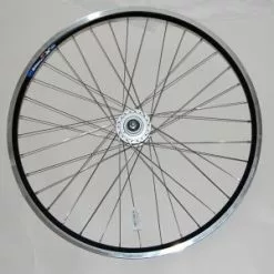 BIKE&CO Vorderrad RIGIDA X-Plorer Schwarz 28 Zoll Shimano Nabendynamo SHDH-3N20 Schwarz